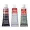 Amaco Rub 'N Buff Wax Metallic Finish, 3 Color Grey Assortment (Ebony, Silver Leaf, Pewter)